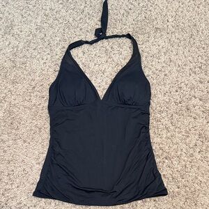 Tommy Bahama Black Halter Swim Top